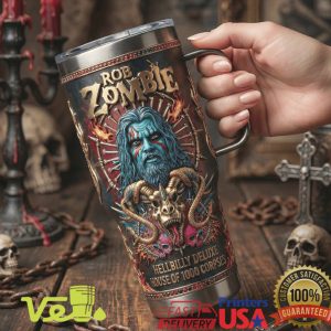 Rob Zombie Hellbilly Deluxe House of 1000 Corpses Vintage Heavy Metal Fans Tumbler