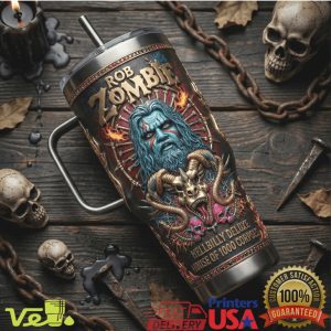 Rob Zombie Hellbilly Deluxe House of 1000 Corpses Vintage Heavy Metal Fans Tumbler