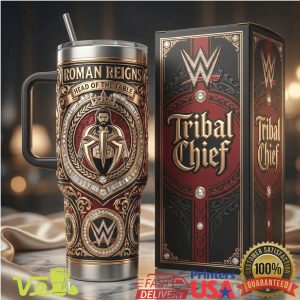 Roman Reigns Tribal Chief Head of the Table WWE Custom 40oz Tumbler