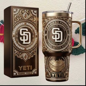 San Diego Padres “Faithful to the Friar” Petco Park Tribute Design Tumbler
