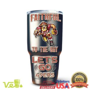 San Francisco 49ers Faithful to the Bay NFL Retro Gameday Gift Stainless Steel Insulated Tumbler