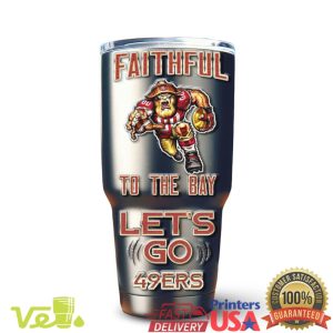San Francisco 49ers Faithful to the Bay Personalized 40oz Sports Tumbler
