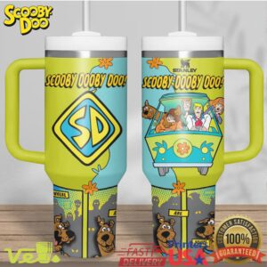 Scooby Doo Mystery Machine Cartoon Retro Style Kids and Adult Fan Gifts Stainless Steel Insulated Tumbler