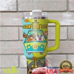 Scooby Doo Mystery Machine Cartoon Retro Style Kids and Adult Fan Gifts Stainless Steel Insulated Tumbler