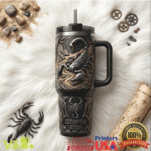 Scorpion Venomous Deadly Precision 40oz Tumbler Scorpion Tumbler