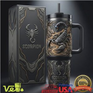 Scorpion Venomous Deadly Precision 40oz Tumbler Scorpion Tumbler