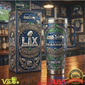 Seattle Seahawks Super Bowl LIX Champions We Are 12 Fan Edition Tumbler