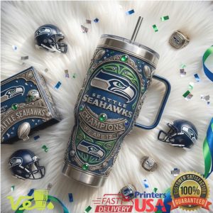 Seattle Seahawks Super Bowl LIX Champions We Are 12 Fan Edition Tumbler
