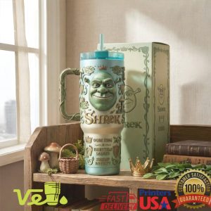 Shrek Ogre King Swamp Royalty Fairytale Legend Character Tumbler