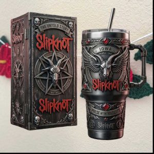 Slipknot “Pulse of the Magmots” 3D Sculpted Goat Pentagram Tumbler with Gift Box