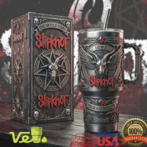 Slipknot The Untold Story Iowa Metal Legacy 40oz Stainless Steel Tumbler