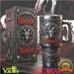 Slipknot The Untold Story Iowa Metal Legacy 40oz Stainless Steel Tumbler