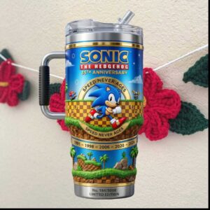 Sonic The Hedgehog 35th Anniversary Speed Never Ages 2026 Tumbler