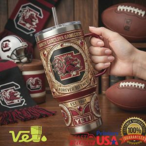 South Carolina Gamecocks Sandstorm Forever To Thee NCAA 40oz Tumbler