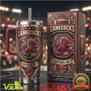 South Carolina Gamecocks Spurs Up Garnet Glory Edition College Football Tumbler
