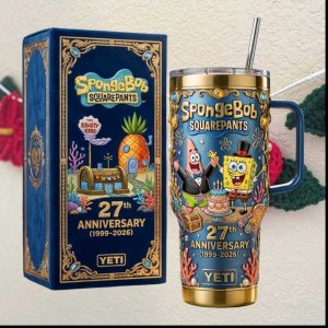 SpongeBob SquarePants 27th Anniversary Krusty Krab Celebration Yeti Tumbler