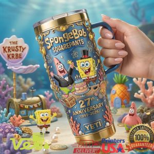 SpongeBob SquarePants 27th Anniversary Krusty Krab Edition 40oz Tumbler