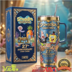 SpongeBob SquarePants 27th Anniversary Krusty Krab Edition 40oz Tumbler