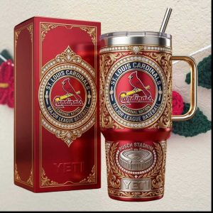 St. Louis Cardinals Cardinal Nation MLB Major League Baseball Busch Stadium Yeti Style Tumbler