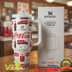 Stanley x Coca Cola Quencher H2.0 40oz Tumbler Polar Bear Retro Edition