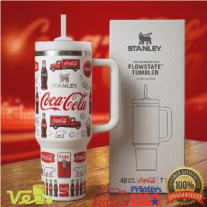 Stanley x Coca Cola Quencher H2.0 40oz Tumbler Polar Bear Retro Edition
