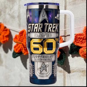 Star Trek 60th Anniversary Personalized Commemorative Galaxy Tumbler