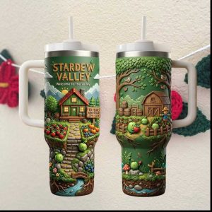 Stardew Valley 10th Anniversary Welcome to the Valley 3D Tumbler