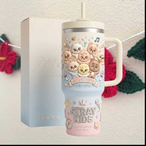 Stray Kids Skzoo 2018 2026 Anniversary Edition Pastel Tumbler