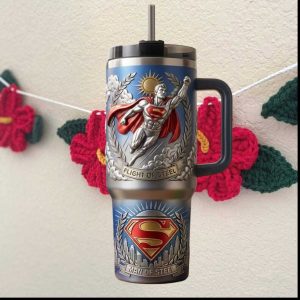 Superman Flight of Steel Man of Steel DC Comics Limited Edition 40oz Stanley Tumbler
