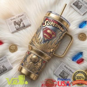 Superman Krypton's Legacy The Man of Tomorrow Retro DC Comics Superhero Fans Tumbler