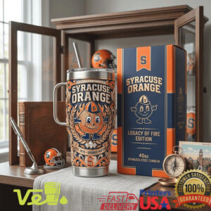 Syracuse Orange Legacy of Fire Edition Est 1870 Mascot Sports Tumbler