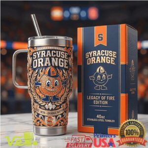 Syracuse Orange Legacy of Fire Edition Est 1870 Mascot Sports Tumbler