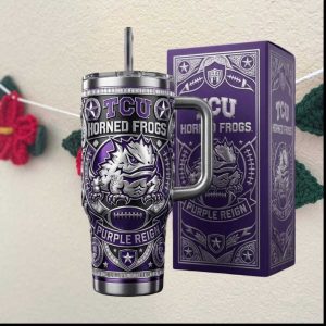 TCU Horned Frogs “Purple Reign” Collector's 40oz Tumbler with Handle