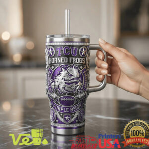 TCU Horned Frogs Purple Reign Football Championship Style Sports Tumbler