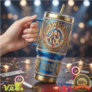 TWICE World Tour 2026 This Is For 40oz Tumbler K Pop Fan Gift Tumbler