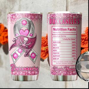 Tampa Bay Buccaneers Breast Cancer Awareness Tumbler