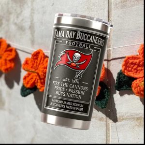 Tampa Bay Buccaneers Fire The Cannons Pride Passion Football Tumbler