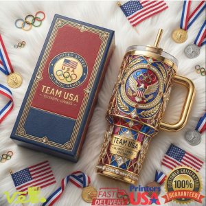 Team USA Olympic Games United States Eagle Pride Athletic Retro Men Women Tumbler