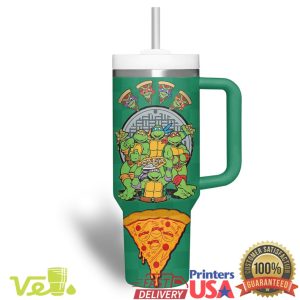 Teenage Mutant Ninja Turtles Custom Name Pizza Party 40oz Tumbler