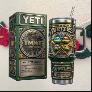 Teenage Mutant Ninja Turtles TMNT Collector's Edition Ruling The Pipes YETI Tumbler
