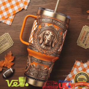 Tennessee Volunteers Smokey Spirit Rocky Top Tradition Neyland Stadium College Football Tumbler