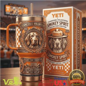 Tennessee Volunteers Smokey Spirit Rocky Top Tradition Neyland Stadium College Football Tumbler