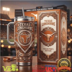Texas Longhorns Hook 'Em Horns Legacy Edition College Football Sports Tumbler