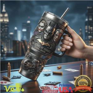 The Dark Knight Batman 18 Years of Chaos 2008 2026 Commemorative Tumbler