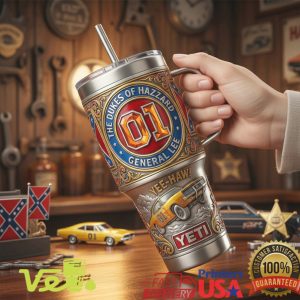 The Dukes of Hazzard General Lee 01 Good Ol' Boys 40oz Tumbler