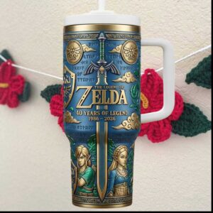 The Legend of Zelda 40 Years of Legend 1986 2026 Tumbler