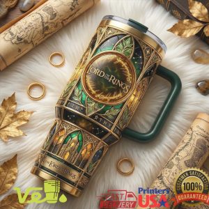 The Lord of the Rings One Ring Elvish Script Fantasy Adventure Fans Tumbler