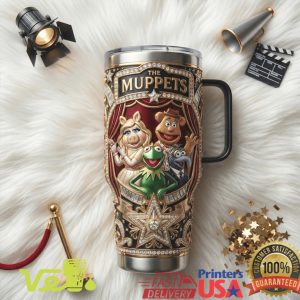 The Muppets 50 Years of Magic Anniversary Vintage Style Theater Fans Gift Men Women Tumbler