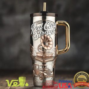 The Red Clay Strays American Country Soul Vintage Gramophone 40oz Tumbler The Red Clay Strays American Country Soul Vintage Gramophone 40oz Tumbler