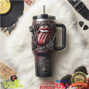 The Rolling Stones Let It Bleed Embossed 40oz Tumbler with Handle